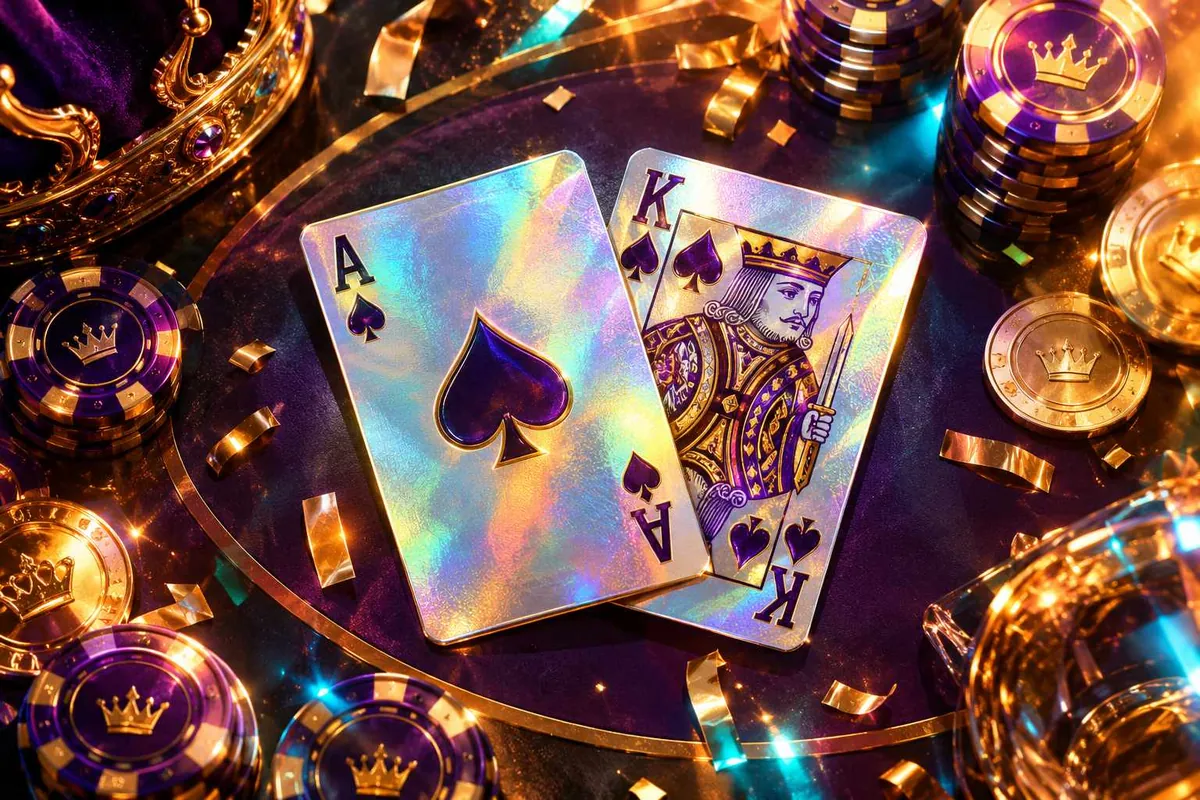 Ilustrasi blackjack table and golden casino — panduan masterbet188 slot Masterbet188