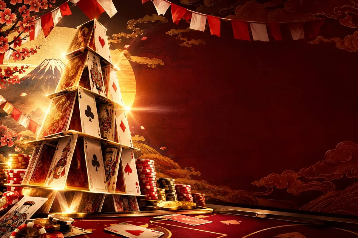 Ilustrasi golden casino and casino table — panduan slot garansi Masterbet188