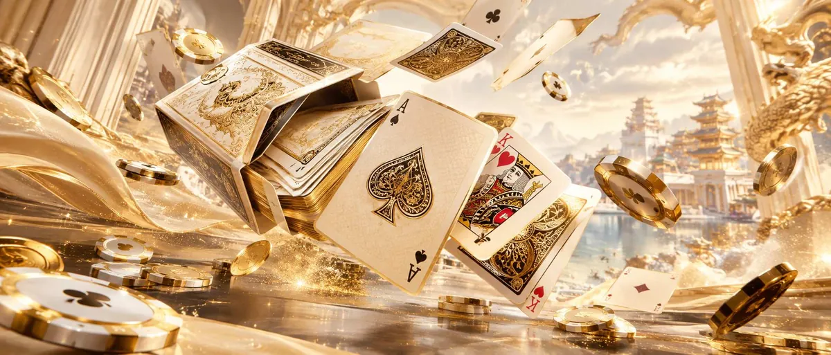 Ilustrasi playing cards and golden casino — panduan situs garansi kekalahan Masterbet188